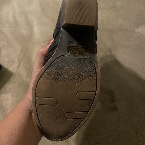 Elegant Black Ankle Booties ladies size 8.5 - Picture 8 of 10